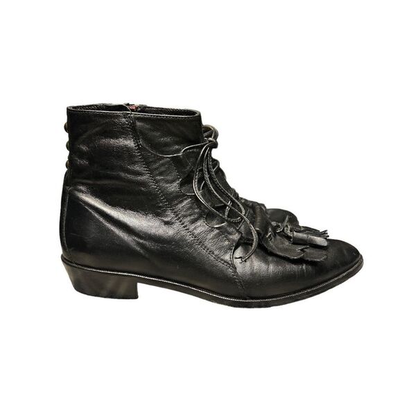 Vintage Leather Modern Vice Ankle Boots - Picture 4 of 14